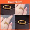 2023 Elegant Vietnamese Sand Gold Memory Ring For Women With Stunning Beads Sparkling