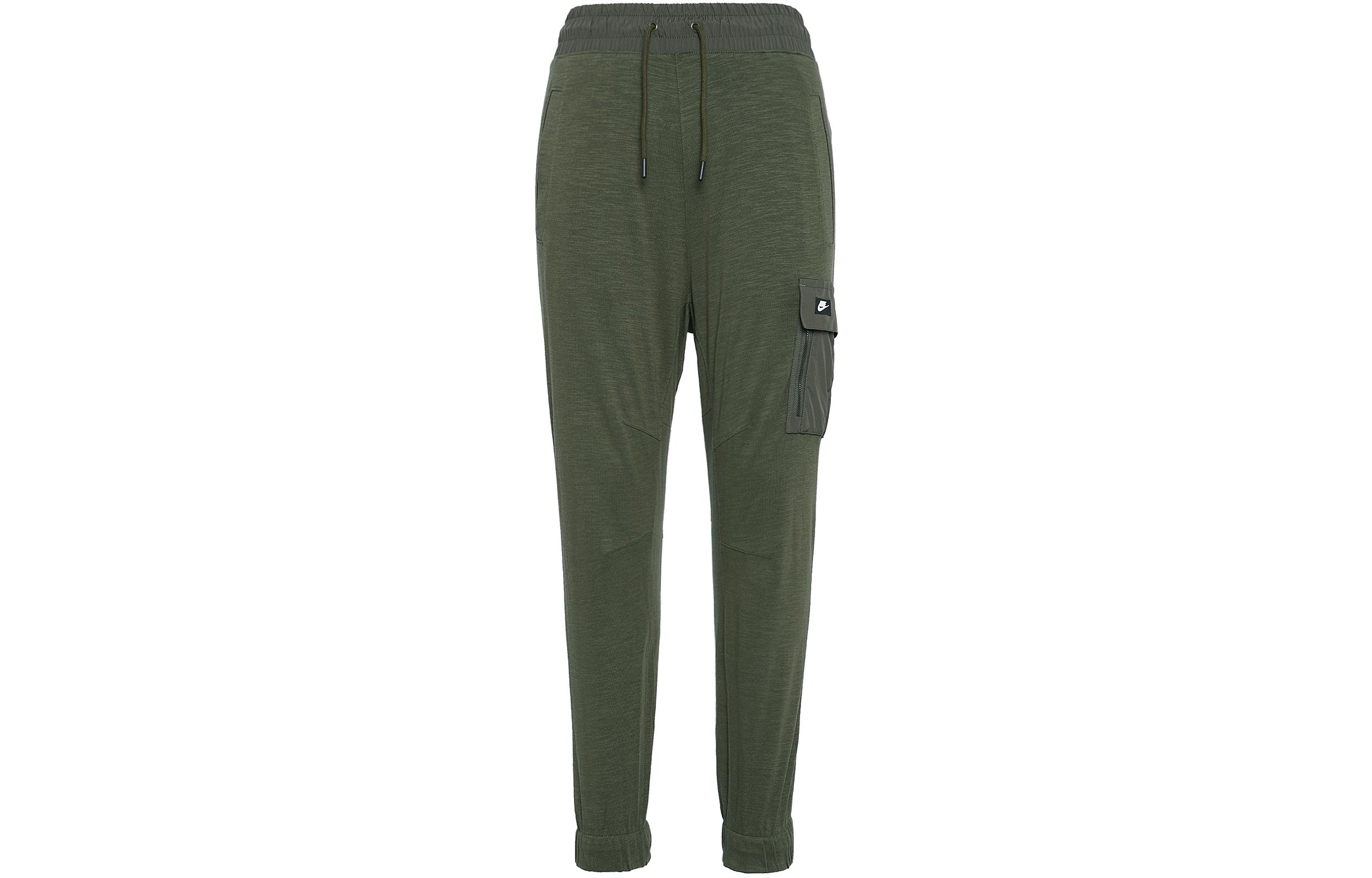 

Nike Knitted Sweatpants Men s Green Moderate Cuffed Pants CV8988-325 M