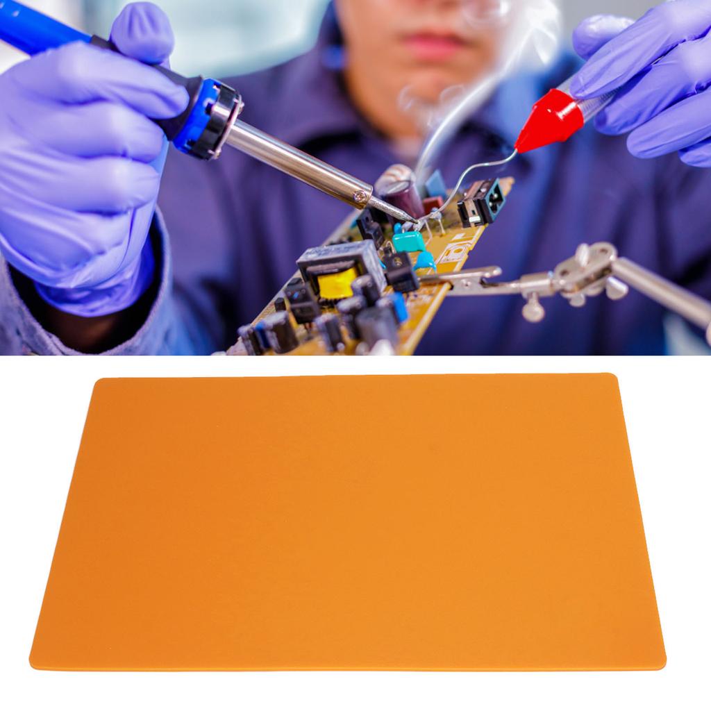 Heat Insulation Silicone Pad Electronic PCB Circuit Board Insulating Welding Silicone Mat for Maintenance