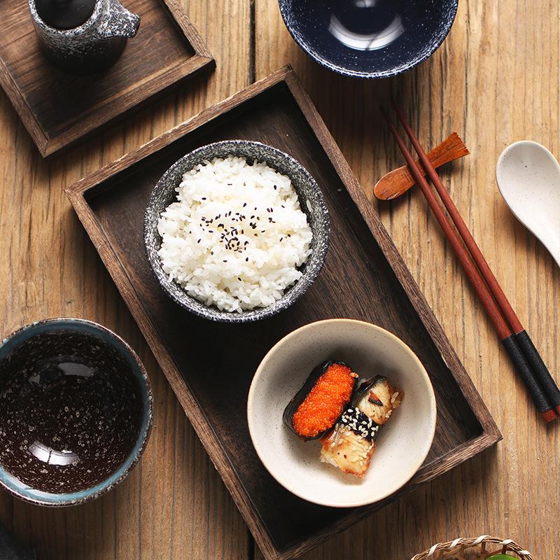 4.5" Ceramic Japanese Noodle Bowl – Large Porcelain Tableware for Soup & More