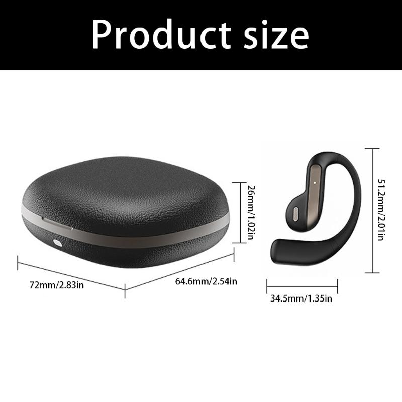 Wireless bluetooth-compatible Earbuds With Real Time Translation 144 Languages Sound Noise Cancelling Mic 58H Playday for Sports Travel