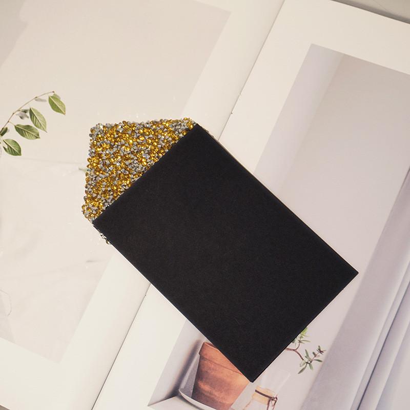 Taschentuch im Retro-Stil mit feinem Glitzer-Design für formelle Hochzeitsanlässe