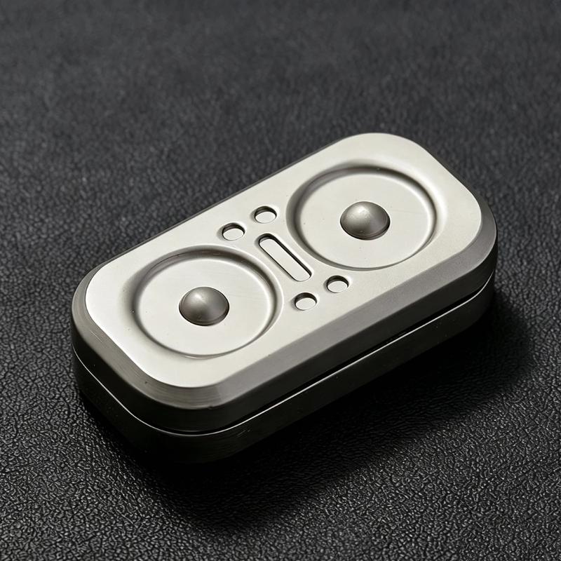1Pcs Portable Manual Office Desk Leisure Fidget Toys Owl Magnetic Slider Fidget Rotator Edc Stress Relief Toy