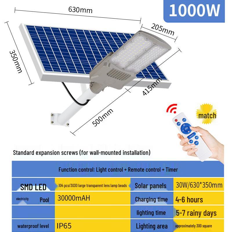 JUN YONG LIGHTING Outdoor Solar Street Light
