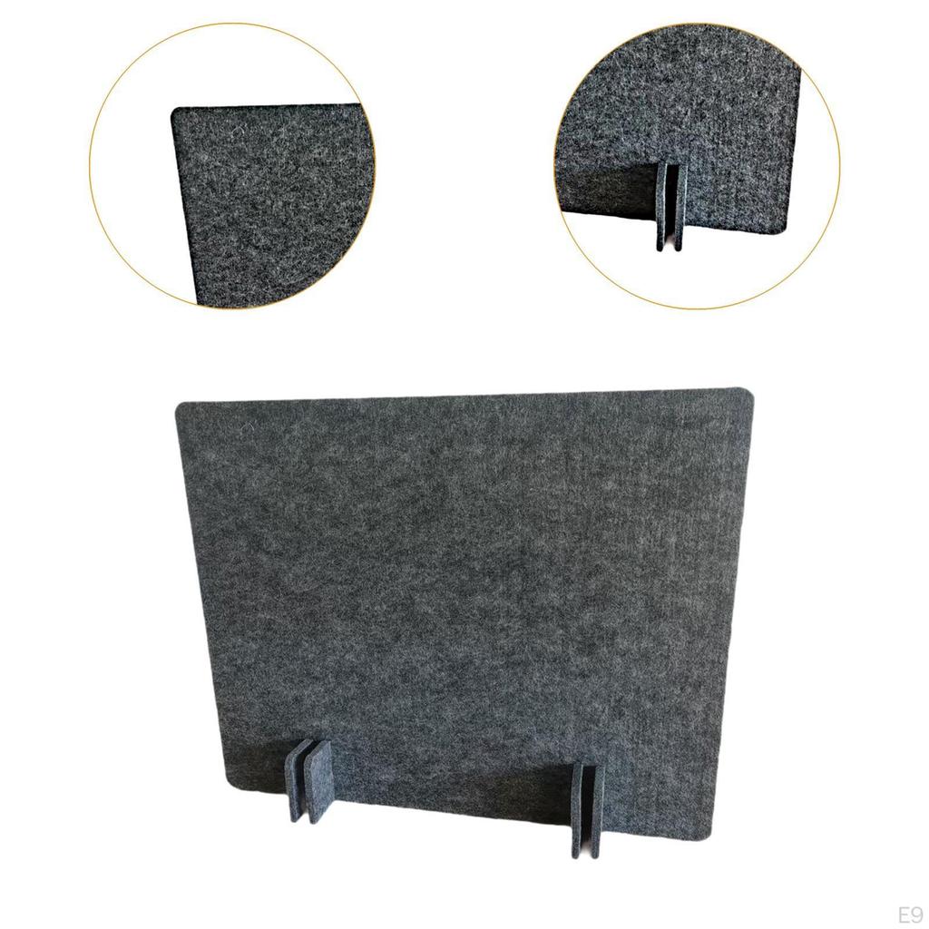 Acoustic Desk Divider, Partition, Privacy Panel Reduces Distractions with Support Legs for Home