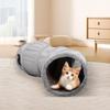 Cat Tunnel Pet Toy Toy with Ball and Hole Foldable Cat Tunnel Easy To Store