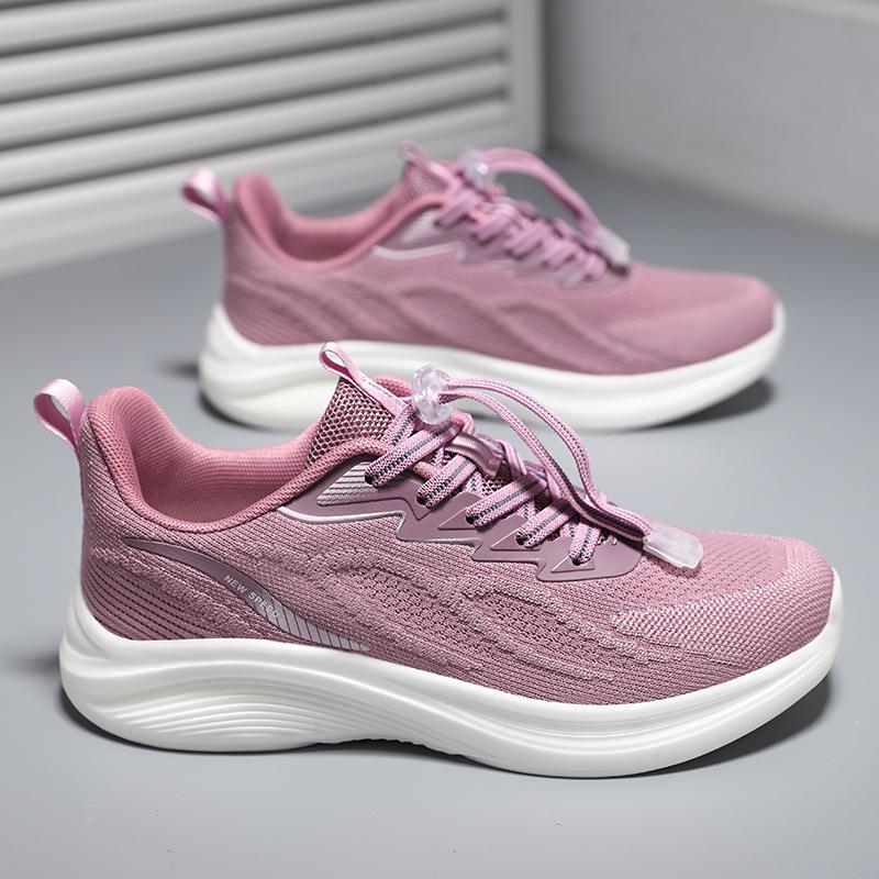 Shoes Woman 2025 Sports Thick Sole Anti Slip Outdoor Running Buckle Platform Wear-resistant Casual Training Shoes