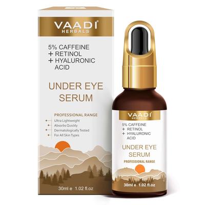 Under Eye Serum 30ml With Caffeine Retinol Hyaluronic Acid For Radiant Eyes