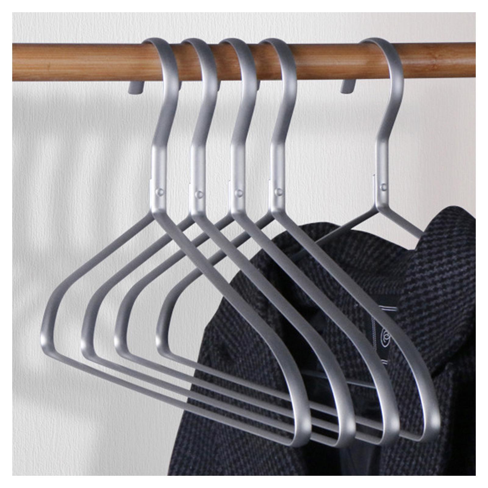 

5 шт. Стойка для одежды из алюминиевого сплава, Подвесная стойка для одежды, Домашняя сушилка, Вешалка для пиджака и пальто, Толстые стойки для хранения одежды S