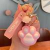 Cartoon Cat Paw Keychain