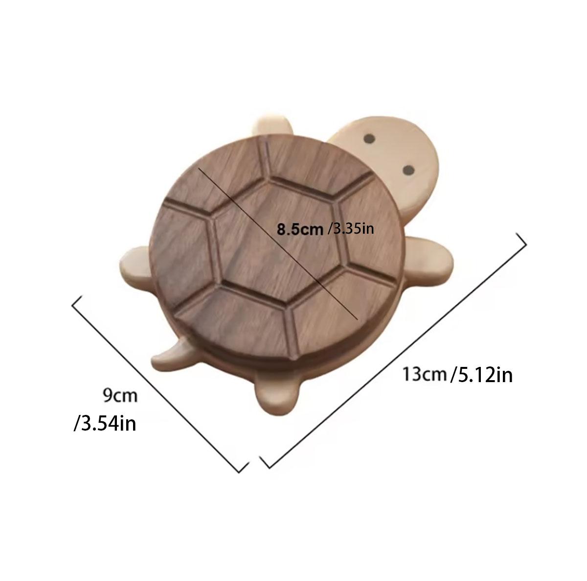 

Креативная и милая форма из черного ореха, твердая древесина, черепаха, изоляционный коврик, чайник, подставка под чай, посуда, антиожоговые украшения для стола S