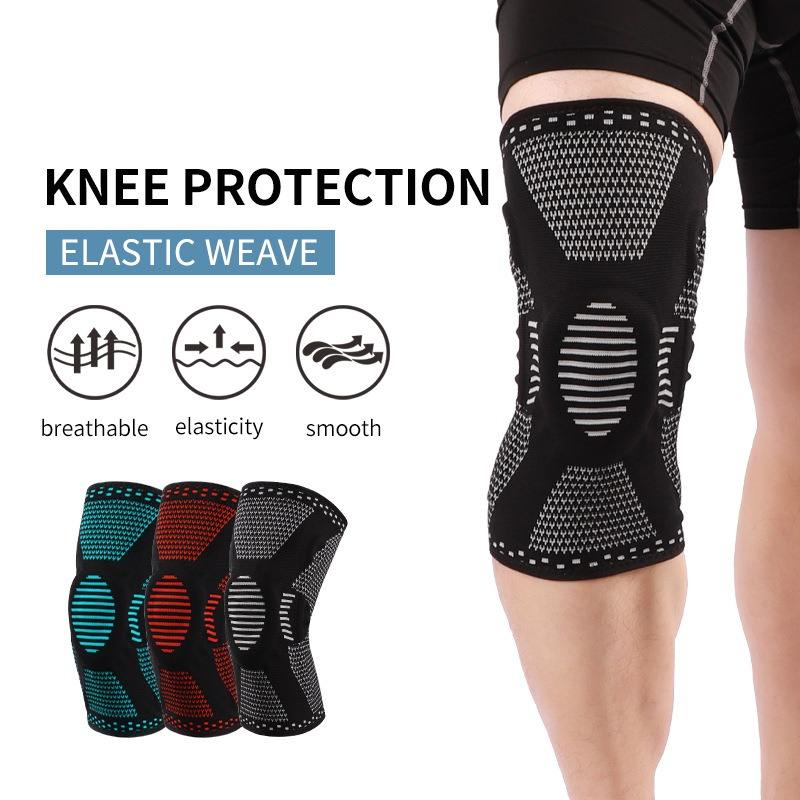 2025 Warm Cold-Proof Knee Protector for Men Women Basketball Cycling Running Sports Silicone Patella Elbow Knee Pads