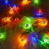 1PC Moroccan String Lights, 20/30/60 LED Golden Globe String Lights Battery Powered for Christmas, Home Decor (Not Included Battery)