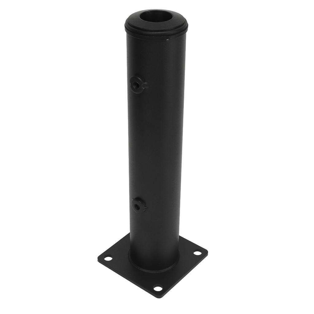 Deck Umbrella Mount Flag Pole Holder Base Bracket Adjustable Table Umbrella Stand for Garden Backyard Balcony