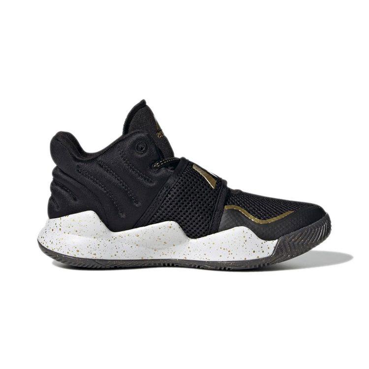 Adidas Deep Threat Abrasion Resistant Low top Children's Basketball Shoes Children Aged 3 7 Years Old GZ0111