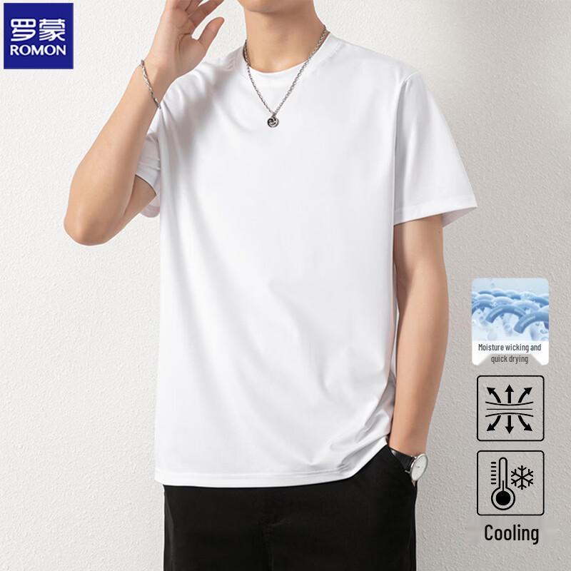 ROMON Herren Eisseide Kurzarm T-Shirt