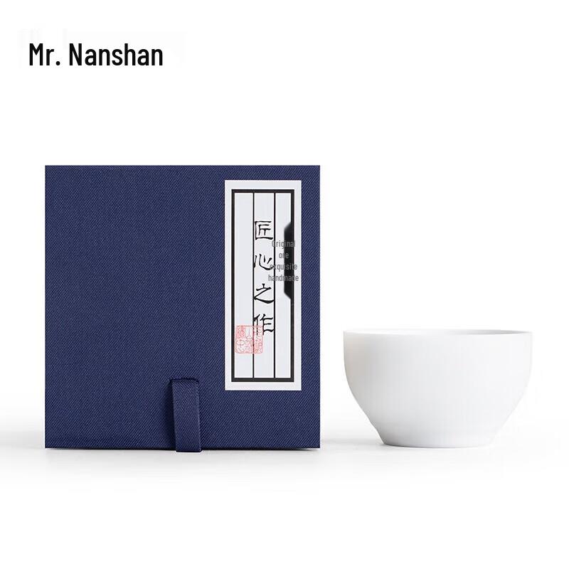 Mr. Nanshan Chinese Ceramic Sheep Fat Jade Glaze Master Teacup