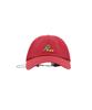 GAME SET MATCH Tennis Racket Embroidered Tennis Cap [Red]