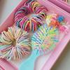 Colorful Hair Accessories Set For Children With Comb Rope Side Clip For School Kids Theme Event Dressingup Hair For Todd