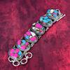 Cotton Candy Turquoise 925 Solid Sterling Silver Bracelet with Adjustable Chain, Handmade Gemstone Jewelry Bracelet For Memorial Day