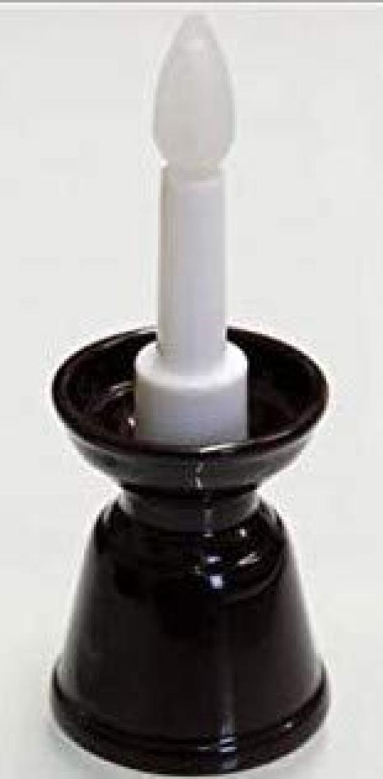 

Hasegawa Buddhist Altar Electric Candle (Automatically Shuts Off After 10 Minutes) (Includes Candle Holder and AAA Candle Holder), 1 Candle, h105,