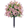 Violet Eucalyptus Artificial Flower Ground Stake for Wedding and Outdoor Decoration