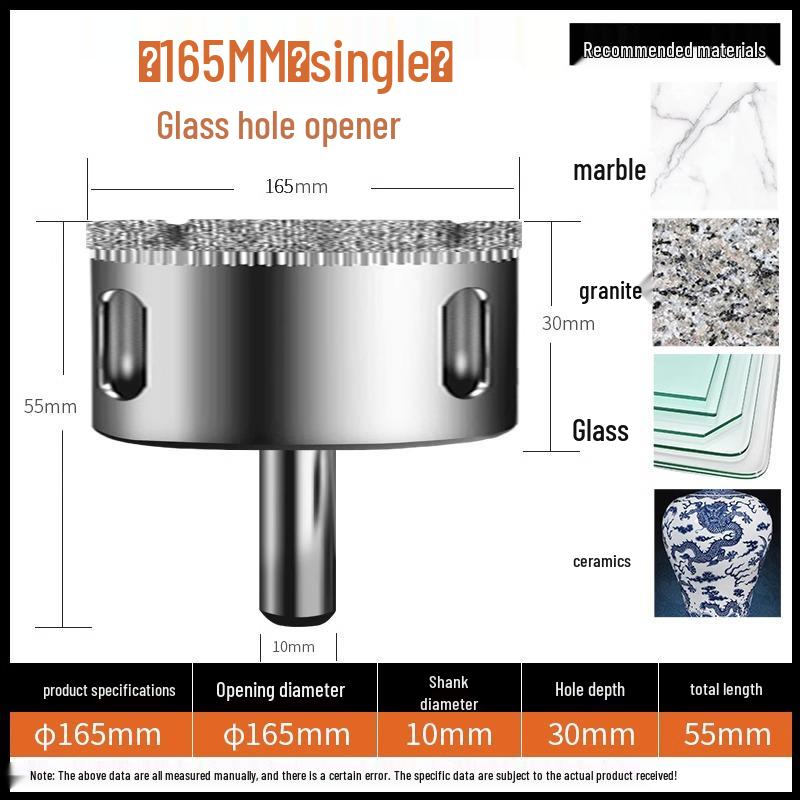 6mm Multifunktionales Fliesen- & Marmor-Glasbohrer-Set zum Lochbohren
