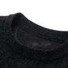 Men Thickened Sweater Casual Round Neck Long-sleeve Knitted Top Warm Pullover Knitwear for Autumn Winter Work Street