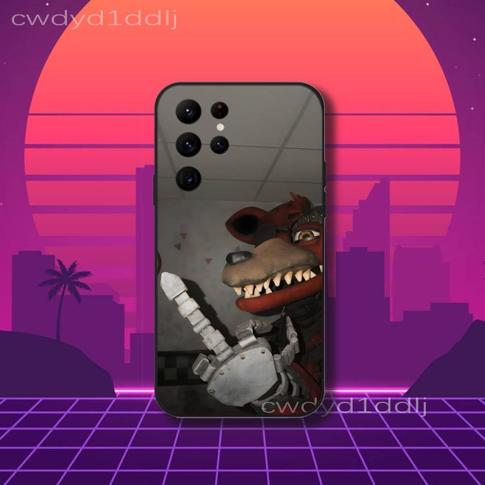Fnaf Five-nights-At-Freddys Phone Case For Samsung S10,S21,FE,S21 ,S26,S25,S24,S23,Ultra,S9,S22,Plus Black Shell Cover