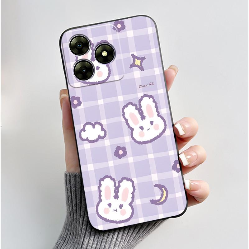 Pentru Blackview Wave 8C 6.56" Wave 8 Black View Wave8C Wave8 Spate TPU Silicon Moale Carcasă Telefon Luxos Drăguț Iepuraș Iubire Husa Amuzantă