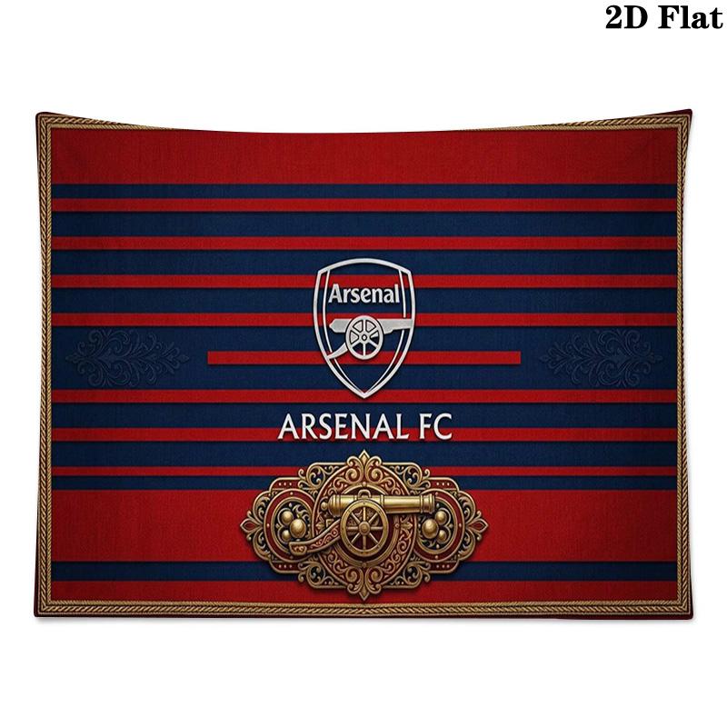 Arsenal F.C Wall Tapestry Aesthetic Wall Hanging Printed Fabric Blanket Decorative Tapestries for Bedroom Living Room Home Decor