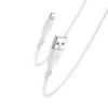 Yesido Silicone Cable Ca119 12W USB-Lightning 1M 2.4A, White / Biały