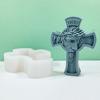 Silicone Candle Mold Catholic Gypsum Concrete Resins Cast 3D Virgins Soap Molds