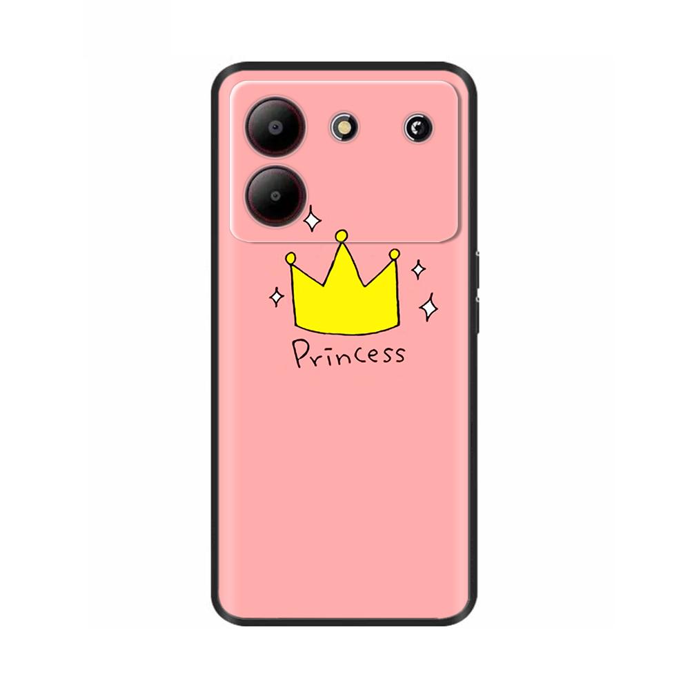 Cover For ZTE Blade A54 4G Case Silicone Painted Soft Protective Black Coque For ZTE Blade A34 BladeA54 Cartoon TPU BladeA34 Bag