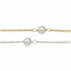 E476 14K Gold Filled with S925 Sterling Silver Chain Pearl Beads Spacer Chain for Necklace Bracelet Making