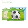 Golden World Football Soccer Kids Birthday Party Decoration Plates Straw Bunting Loot Bag Tablecloth Soccer Party Supplies