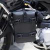Waterproofed Motorcycle Rail Mounted Storage Bag With Enhances Hold Exteriors And Compacts Size For Routine Journey