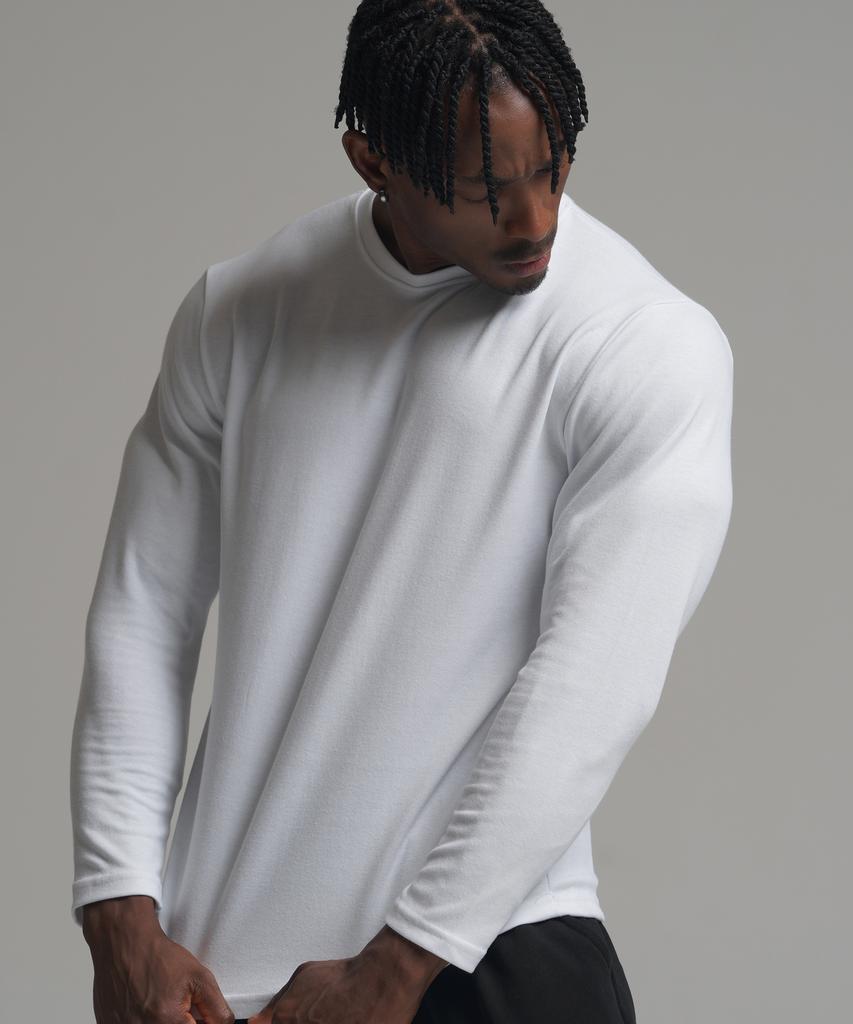 PHERMENON Muscle Fit Easy Long Sleeve - White