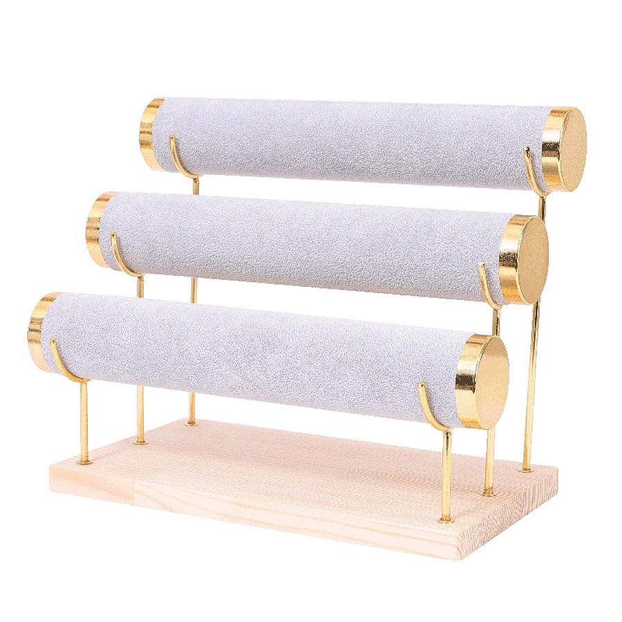 Gold Three-layer Bracelet Holder, Can Be Used, Bracelets, Bracelets and Other Jewelry Supplies Storage and Arrangement.