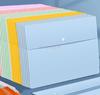 10pcs A4 thick plastic buckle file bag,thick folder, large capacity,office material storage bag, folder file bag