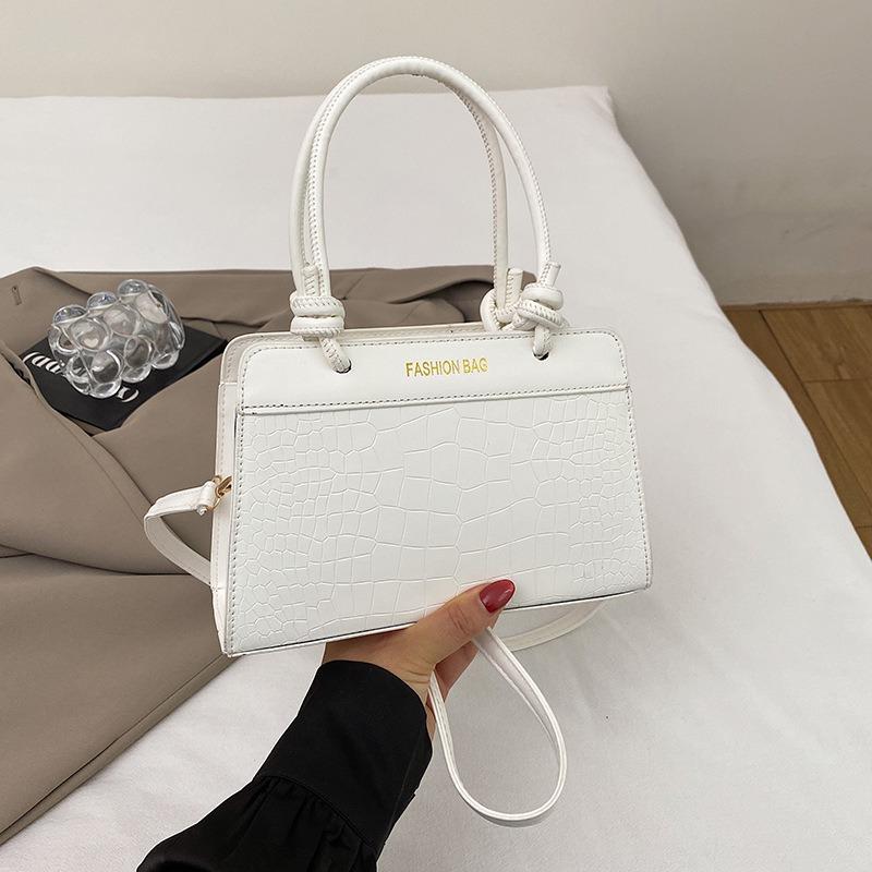 Trendy New Product Casual Temperament Portable Commuter Bag Women's Fashion Simple Shoulder Small Square Bag Messenger Bag