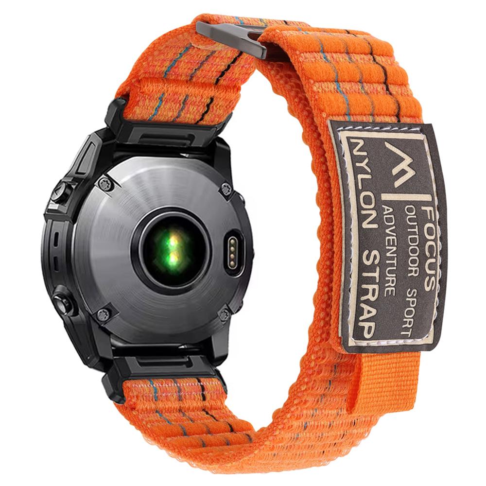 26mm Watch Band for Garmin Fenix 8 51mm/Enduro 3/Enduro 2 Magic Tape Nylon Strap A