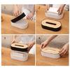 Handwoven Bamboos Materials Tissue Box Convenient for Enhances Room Decoration and Practical Everyday Casual Use