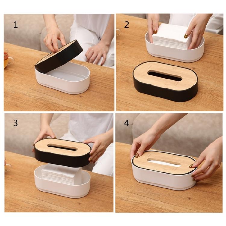 Handwoven Bamboos Materials Tissue Box Convenient for Enhances Room Decoration and Practical Everyday Casual Use