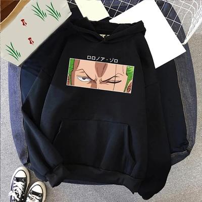 Neue Unisex ONE PIECE Anime Hoody Tuch Harajuku Streetwear Coole Unisex Casual Tops Heißer Roronoa Zoro Augen Gedruckt Hoodies Unisex