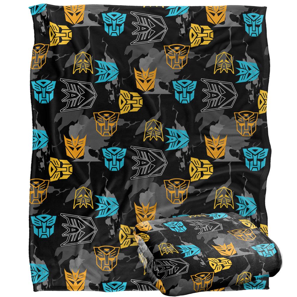 Transformers Repeat Logo Blanket