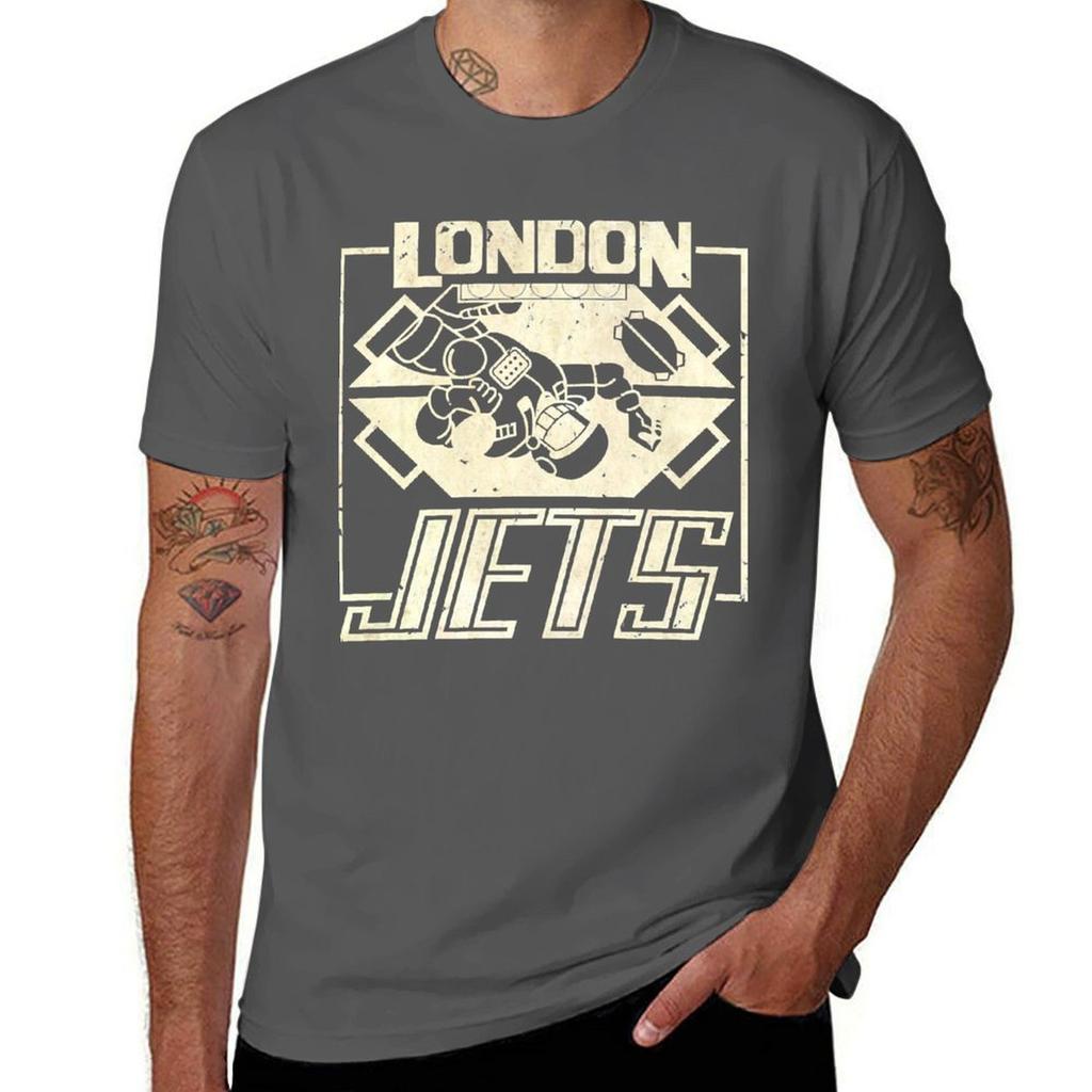 Red Dwarf London Jets Classic Tshirt Simple Solid Color Crew Neck Tee