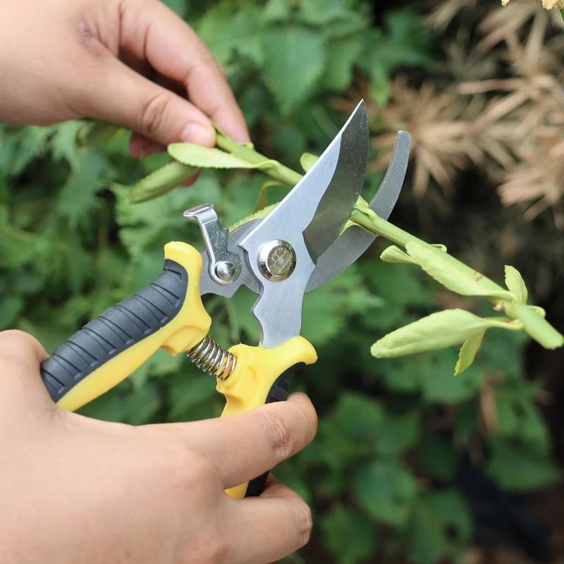 Professional Garden Scissors Stainless Steel Shears Bypass Pruning Tree Thick Branch Trimming Beak Scissors Sharp Hand Pruners