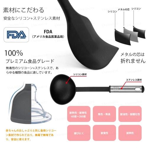 25-Piece Silicone Kitchen Utensil Set, Cooking Tools, Baking Utensils, Heat-Resistant Kitchen Set, Cooking Tools, Spatula, Turner, Whisk, Tongs, Heat-