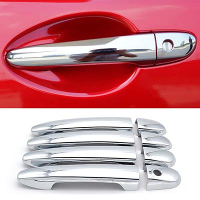 Capa cromada para maçaneta de porta de carro, acabamento de sobreposição, decoração para Mazda 2 3 6 CX3 CX5 CX9 DJ DL BM BN GJ GL DK KE KF TC 2013-2020